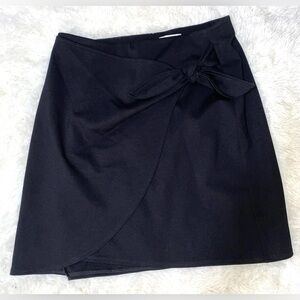 NWT LOFT Wrap Front Mini Skirt